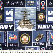 Naval Collage Throw